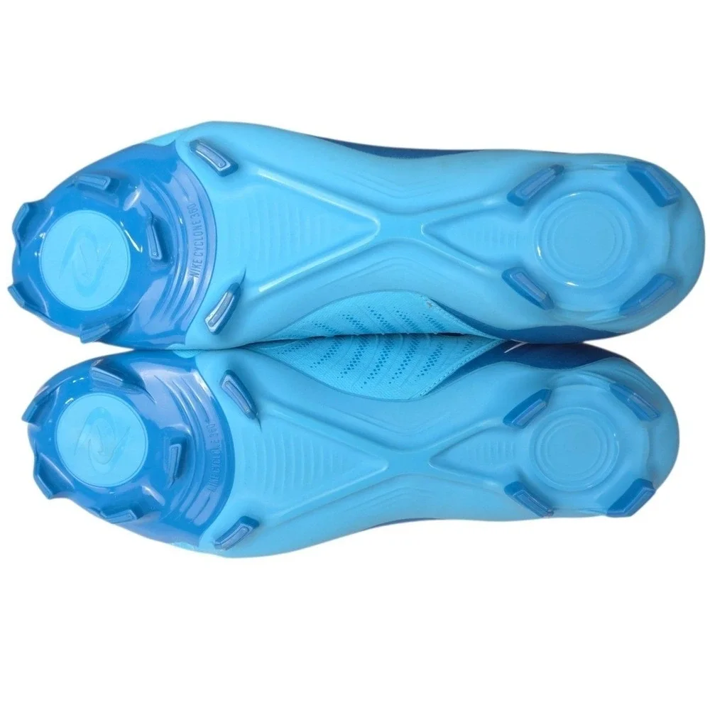 Nike Phantom Luna 2 Academy FG MG Soccer Cleats Mens 11.5 Blue Fury High Top NEW